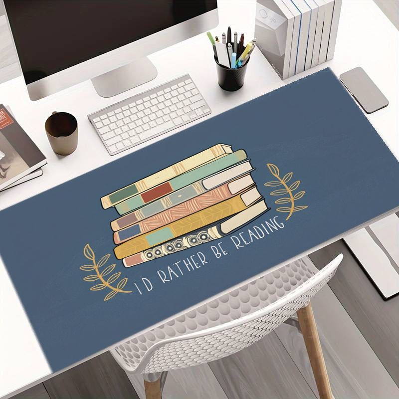 Desk Setup Art - Mouse Pad Grande de Marca com