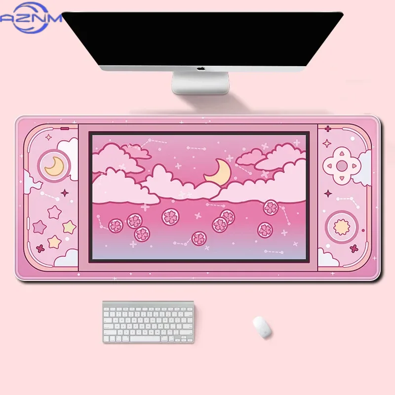Desk Setup Accessories Aesthetic - Tapete de Mesa Grande Lua e