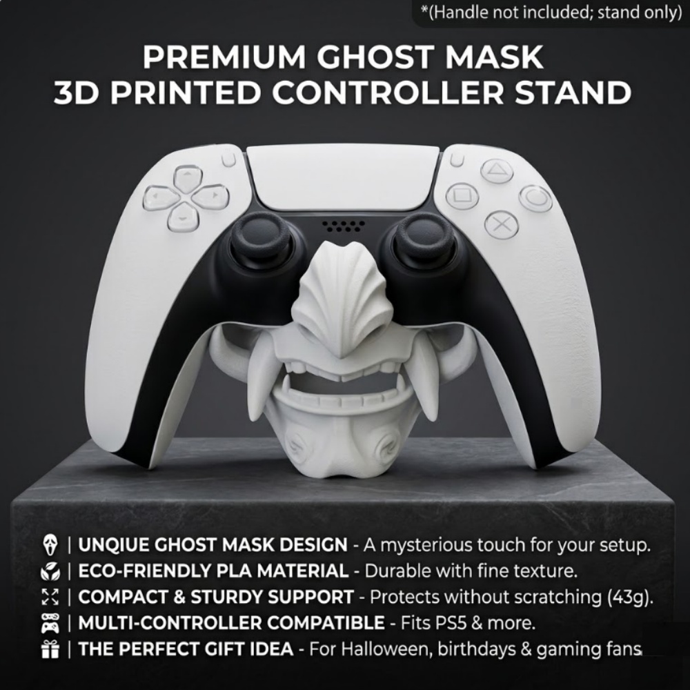 Desk Setup Ps5 - Suporte para Controle Ps5 com Máscara