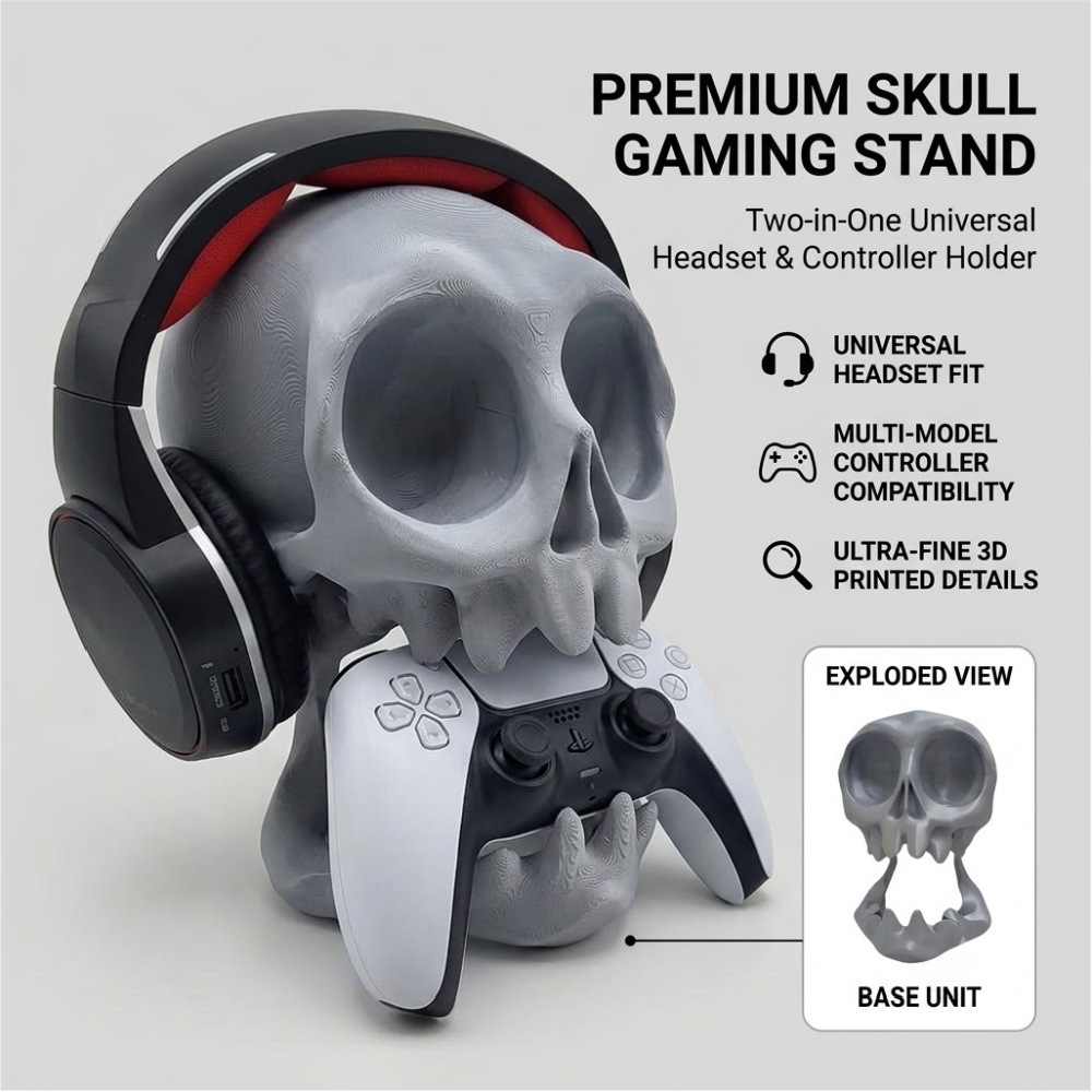 Desk Setup Ps5 - Suporte Criativo para Controle de Jogos