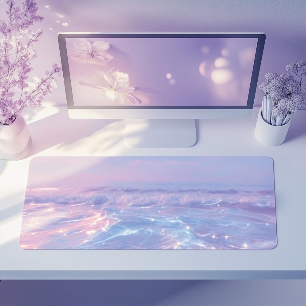 Desk Setup Accessories Aesthetic - Tapete de Mesa Estético em Tons