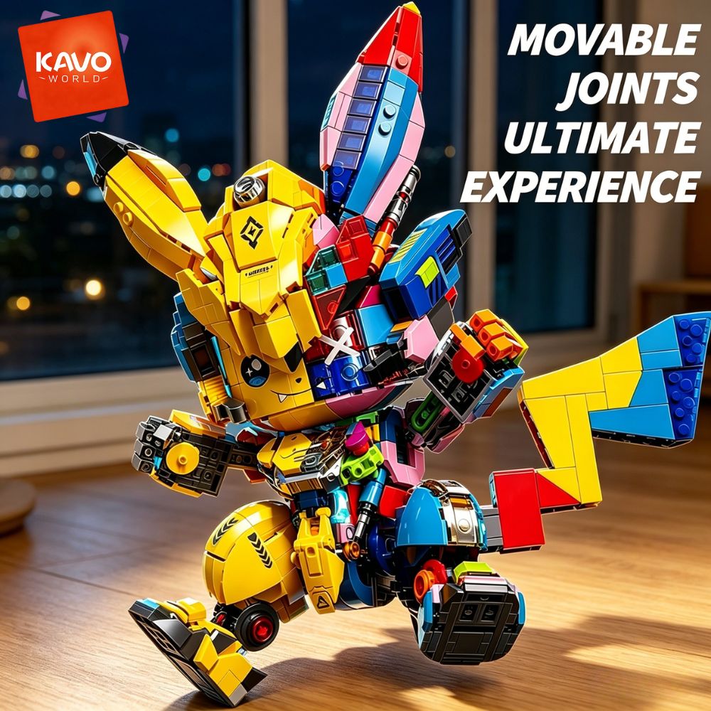 Desk Setup Enthusiast - KAVOWORLD 1505PCS Kit de Blocos de