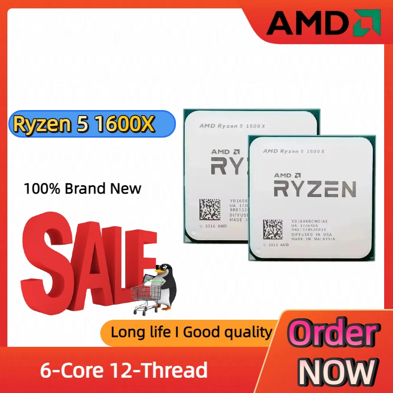 Amd Cpu Ryzen 5 - Processador AMD Ryzen 5 1600X Original