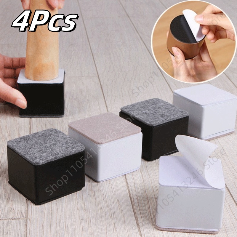 Desk Setup Riser - Kit com 4 Pés de Metal