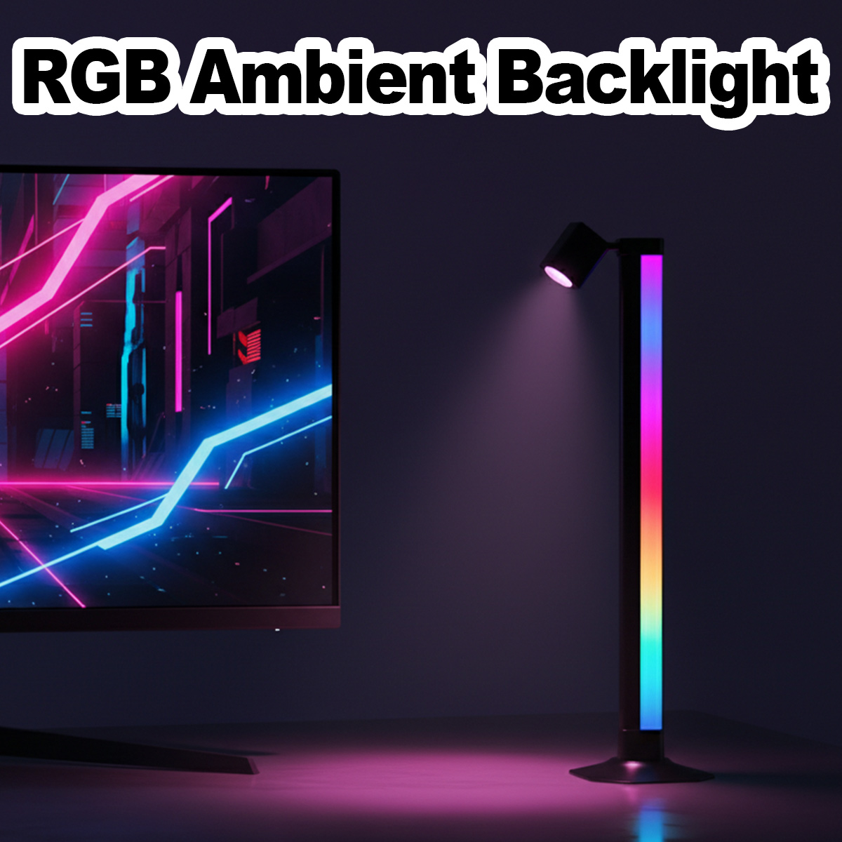 Desk Setup Art - Barra de Luz Inteligente LED RGB