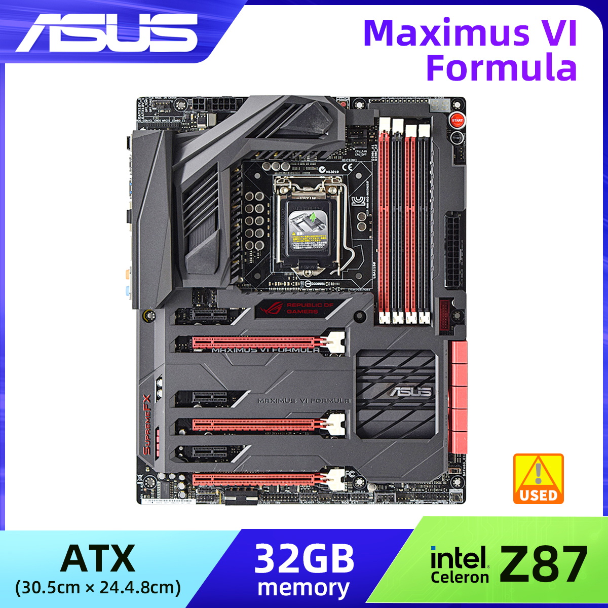 Intel Cpu Core I5 - Placa-mãe ASUS MAXIMUS VI FORMULA LGA