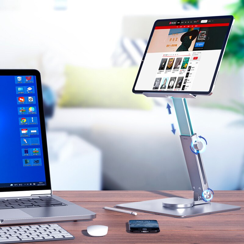 Suporte para tablet de alumíni - Desk Setup Riser avaliação e preço