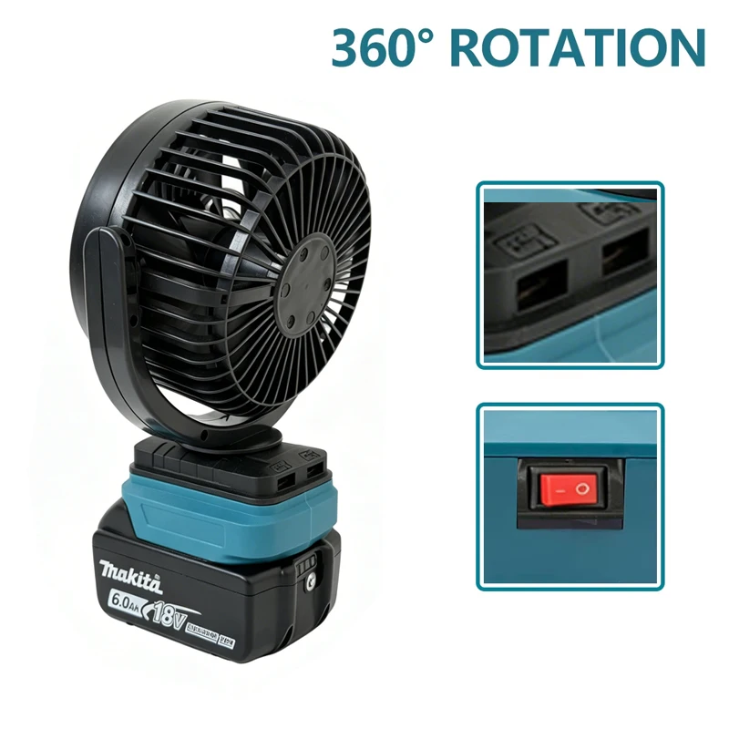 Ventilador Portátil Verde Sem  - Desk Setup Green avaliação e preço