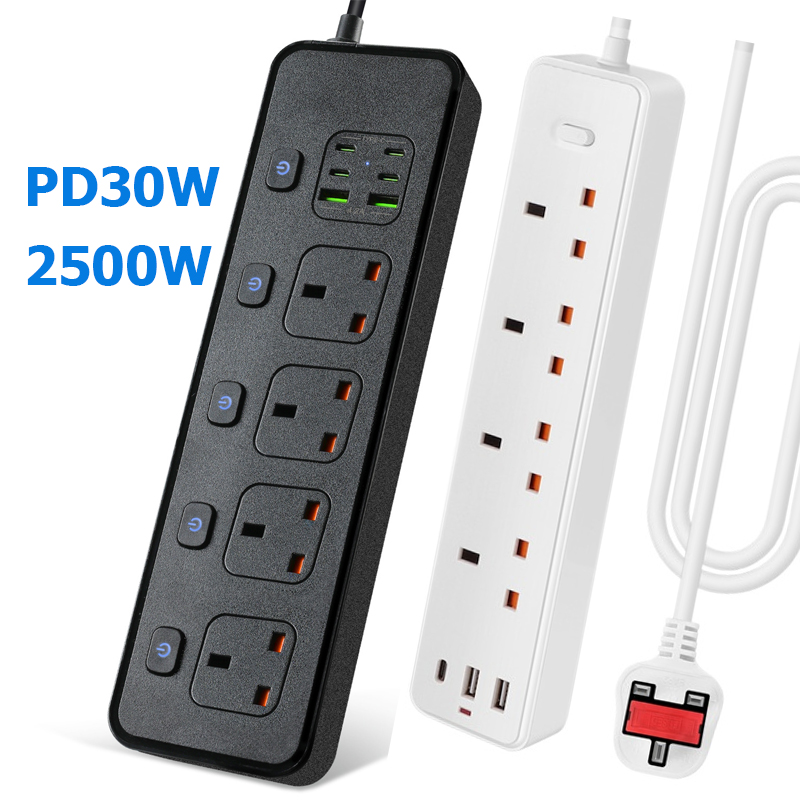 Faixa de Energia Elétrica com  - Power Strip Flat avaliação e preço