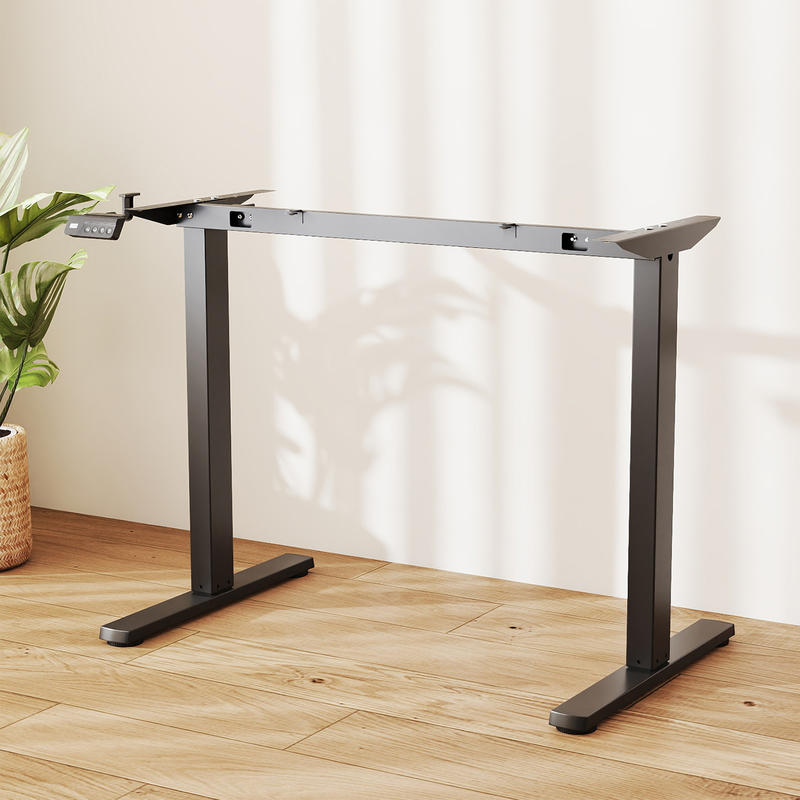 Estrutura de Mesa Elétrica Aju - Desk Setup Black And Wood avaliação e preço