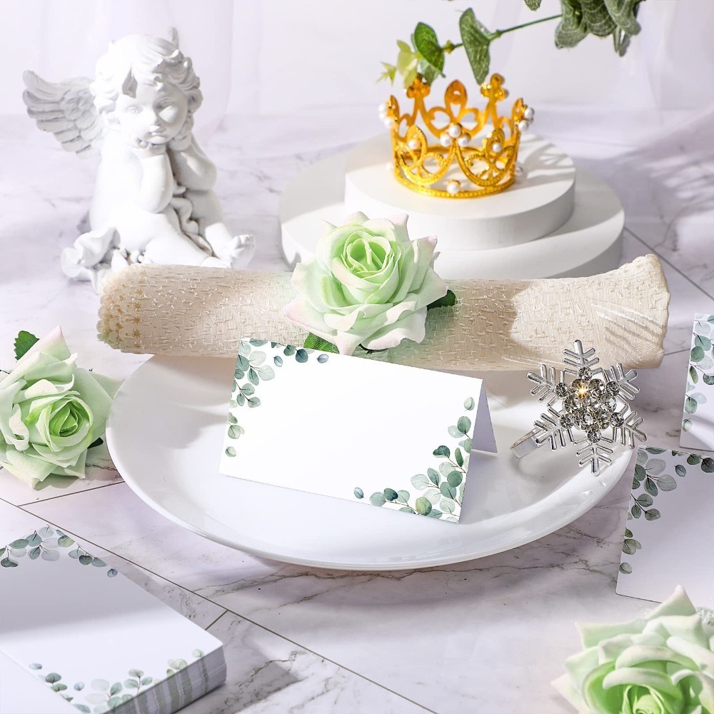 50 pçs em branco folha verde c - Desk Setup Green avaliação e preço