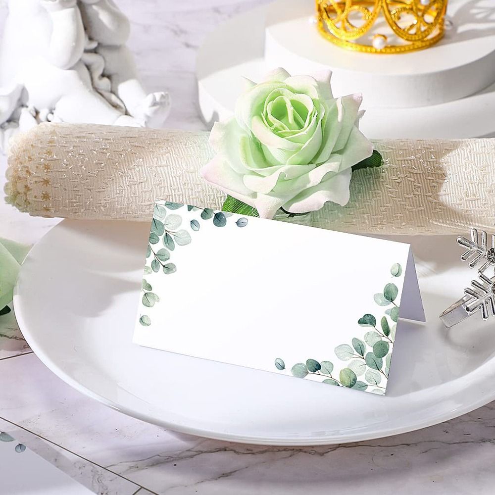 50 pçs em branco folha verde c - Desk Setup Green avaliação e preço