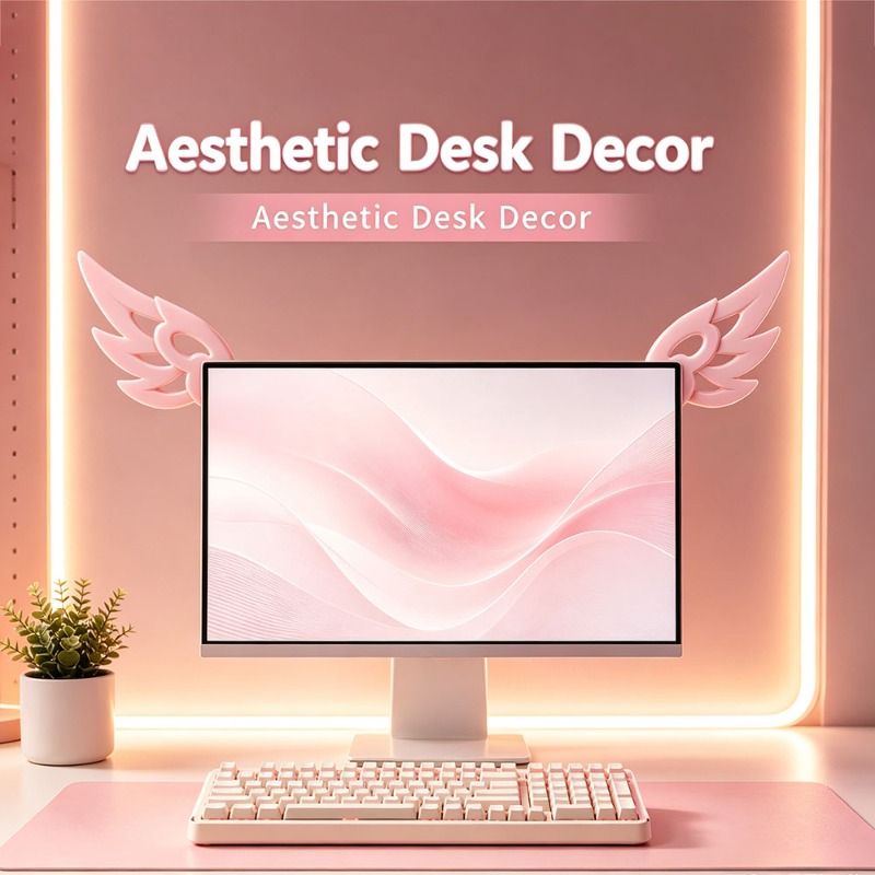 Decoração Kawaii 3D com Asas p - Desk Setup Gadgets avaliação e preço