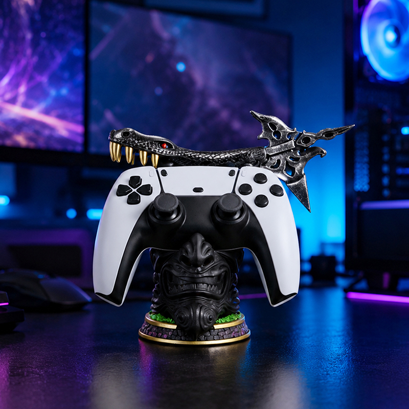 Suporte Criativo de Resina em  - Desk Setup Ps5 avaliação e preço