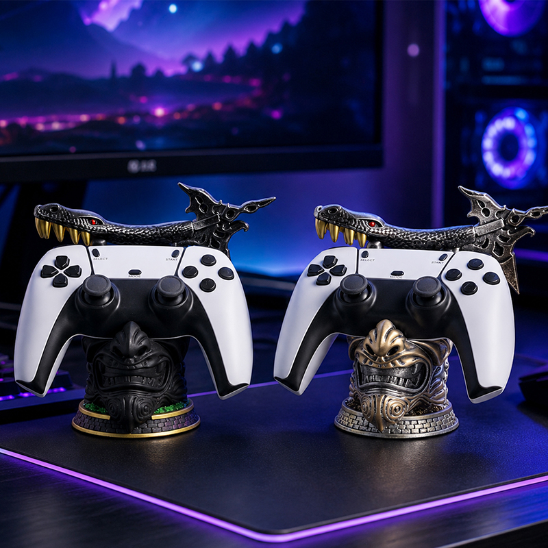 Suporte Criativo de Resina em  - Desk Setup Ps5 avaliação e preço