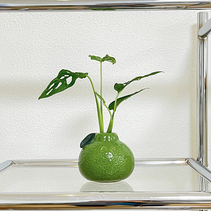 Vaso de Plástico Verde-Laranja - Desk Setup Green avaliação e preço