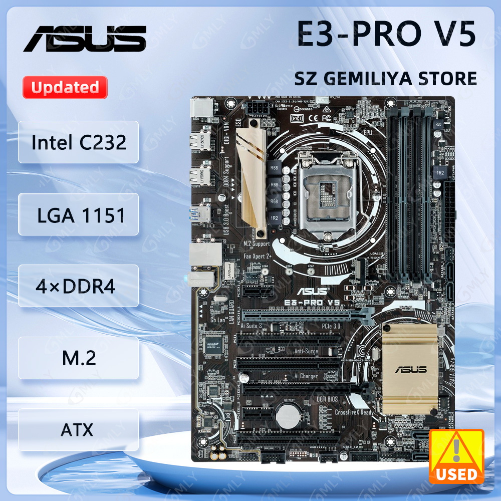 Placa-mãe Asus E3-PRO V5 LGA 1 - Intel Cpu Core I5 avaliação e preço