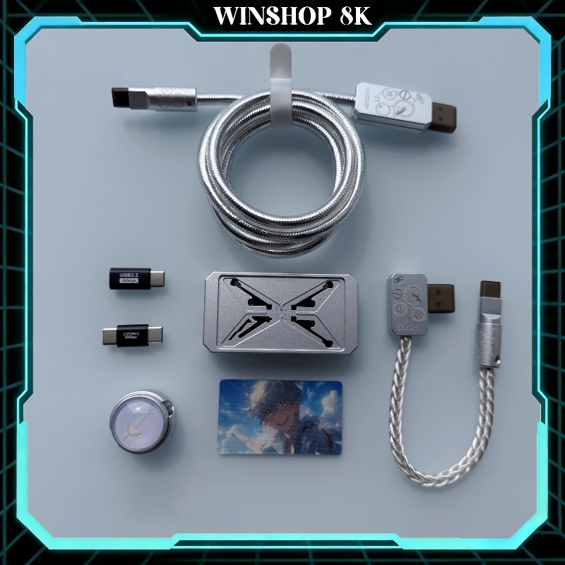 WINSHOP Esports HUB Hub USB Du - Desk Setup Accessories Aesthetic avaliação e preço