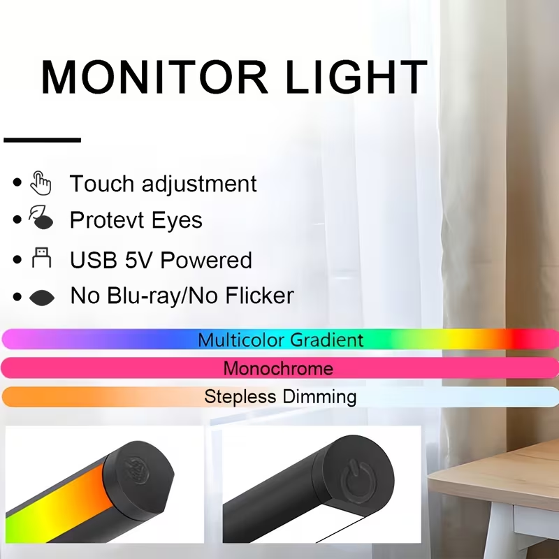 Barra de Luz LED para Monitor  - Desk Setup Lighting avaliação e preço