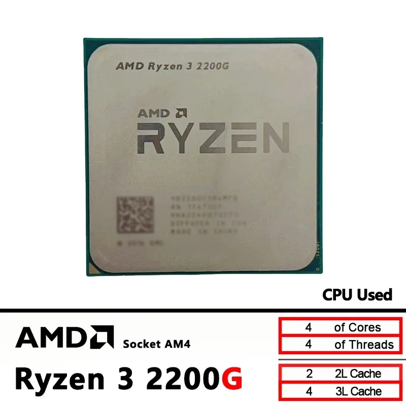 Processador AMD Ryzen 3 2200G  - Amd Cpu Ryzen 5 avaliação e preço